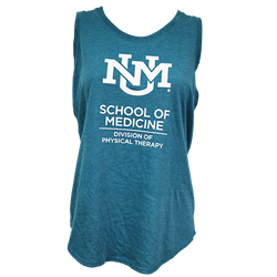 Women's Tank School of Medicine Divison of Physical Therapy Turquoise