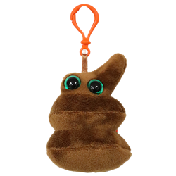 Giant Microbe Keychain Poop