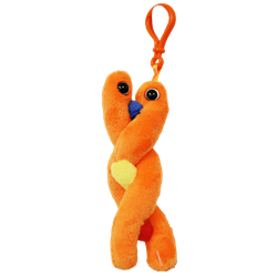 Giant Microbe Keychain DNA