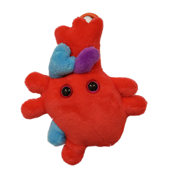 Giant Microbe Keychain Heart Organ