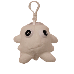 Giant Microbe Keychain White Blood Cell