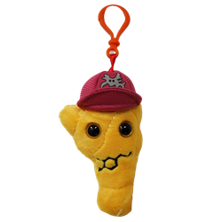 Giant Microbe Keychain Dopamine