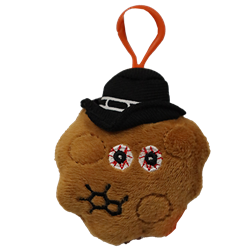 Giant Microbe Keychain Caffeine