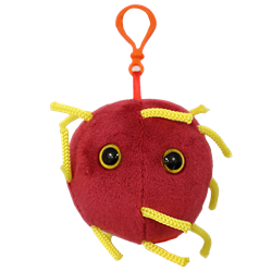 Giant Microbe Keychain COVID