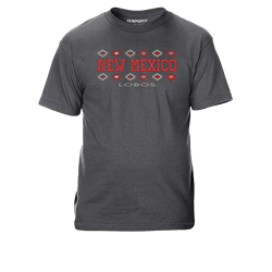 Unisex CI Sport T-shirt New Mexico Lobos Charcoal Heather