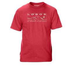 Unisex CI Sport T-shirt Lobos The University of New Mexico Red