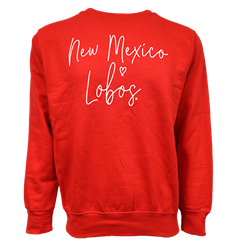 Unisex MV Sport Crew NM Heart Lobos Red