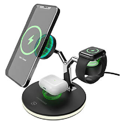 Hypergear 3X1 Wireless Charging Station Black