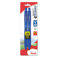 Pen Enegel Kuro Rt Liquid Gel 0.7MM Blue 2ct