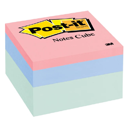 3M Post-it Cube 3x3" Poppy Wave