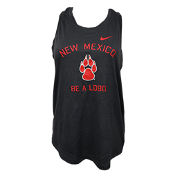 Women's Nike Tank Top Be A Lobo Anthracite