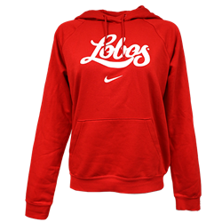 Women's Nike Hoddie Lobos Red