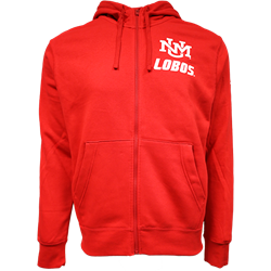 Men's Nike Hoodie UNM Interlocking Logo Red