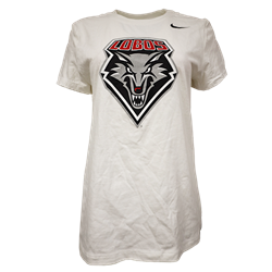 Women's Nike T-Shirt Lobos Shield White