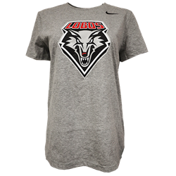 Women's Nike T-Shirt Lobos Shield Dark Heather