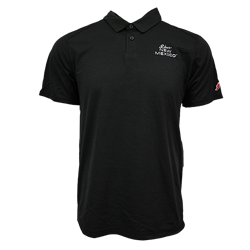 Men's League Polo T-Shirt Lobos NM Black