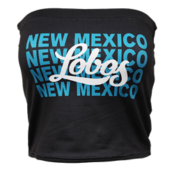 Women's ZooZatz Tube Top Lobos Black