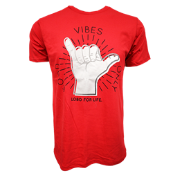 Unisex CI Sport T-shirt Good Vibes Only Red