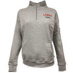 Women's MV Sport 1/4 Zip Fleece Lobos Gray