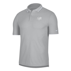 Men's Nike Polo T-Shirt UV Collegiate Flat Silver