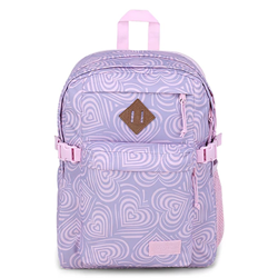 Jansport Main Campus Backpack Heavenly Hearts Pink