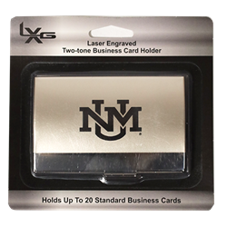 LXG Two-Tone Business Card Holder UNM