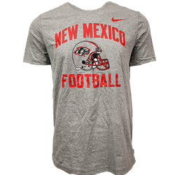 Unisex Nike T-shirt New Mexico Football Dark Heather