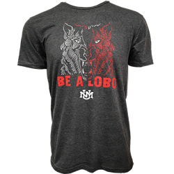 Unisex T-Shirt Dramatic Be A Lobo Heather Charcoal