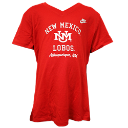 Youth's Nike T-Shirt GY BCS Legend NM Lobos Red