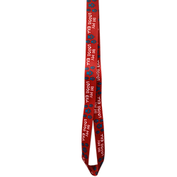 Neil Lanyard In My Lobos Era Red/Turquoise