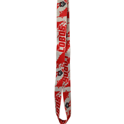 Wincraft Satin Lanyard Lobos Shield New Mexico Red/Grey