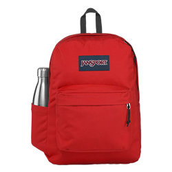 Jansport Superbreak Red Tape Backpack