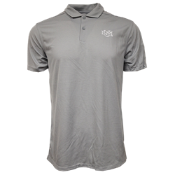 Men's Nike Polo BCS UNM Victory Texture Wolf Grey