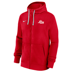 Men's Nike Club Hoodie Red/White