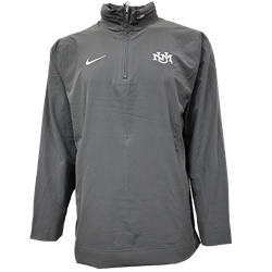 Men's Nike On filed 1/2 Zip Jacket UNM Interlocking Anthracite/Wolf Gray