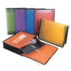 Fop Folder 3 in 1 Gusset Pocket Assorted