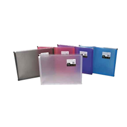 Filexe Poly EZ Zip Envelope Letter Size Translucent Assorted