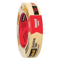 3M Masking Tape 1"x60YDS Tan