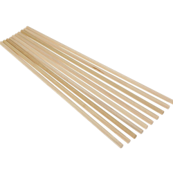 Mac Wood Dowels 1/6"x12" 10 per Bag