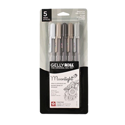 Sak Gelly Roll Moonlight 06 Grays Set 0.3mm 5ct