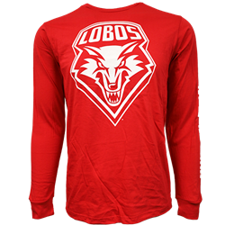 Unisex CI Sport Long Sleeve T-shirt Lobos Shield Red