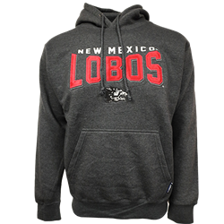 Unisex CI Sport Hoodie NM Lobos Vintage Louie Charcoal Heather