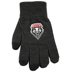 Youth's Logitec Metext Smart Touch Gloves Lobos Shield Charcoal