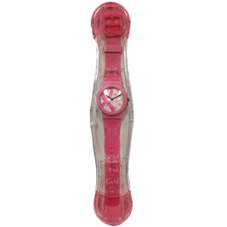 Pink Ribbon Jelly Watch Damask. Share the Care.