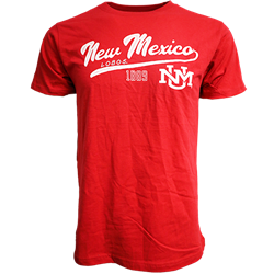 Men's League T-Shirt All Amer Lobos NM UNM Vintage Red