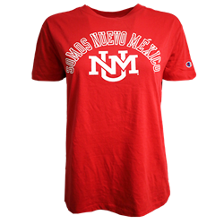 Women's Champion T-Shirt Core Somos NM UNM Scarlet