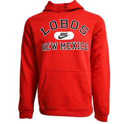 Men's Nike BCS Club Fleece Lobos NM Red