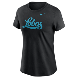 Women's Nike T-shirt BCS Lobos Black