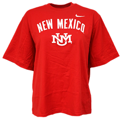 Women's Nike Boxy T-shirt BCS New Mexico Red