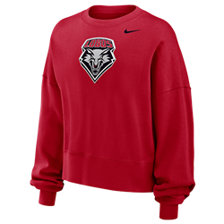 Women's Nike Phoenix Fleece Lobos Shield Red